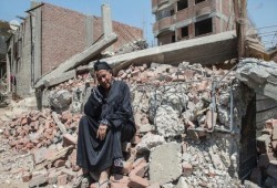 سلطات الانقلاب تهدم 127 عقاراً لمواطنين بسطاء بمنطقة عرب الحصن