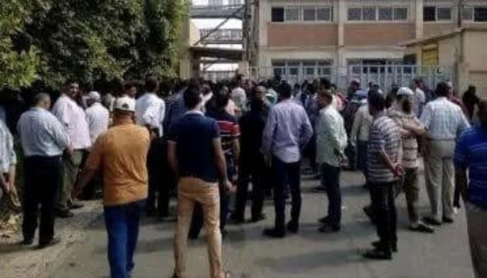 استمرار إضراب عمال مصنع موكيت ماك شركة النساجون الشرقيون لليوم الرابع