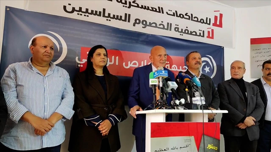 انقلاب تونس..  جبهة الخلاص الوطني تبدأ اعتصاما دفاعا عن أعضائها الموقوفين