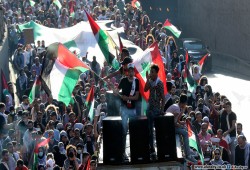 مظاهرة حاشدة في بيروت تضامناً مع غزة