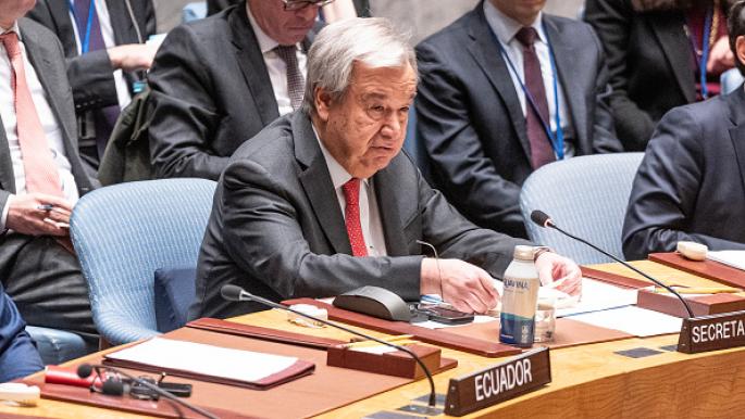 جوتيريش: العنف والجوع في غزة وصمة عار على ضمير الإنسانية