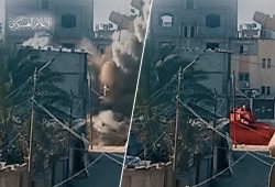 القسام تستهدف مروحية وتدمر المزيد من آليات الاحتلال بغزة