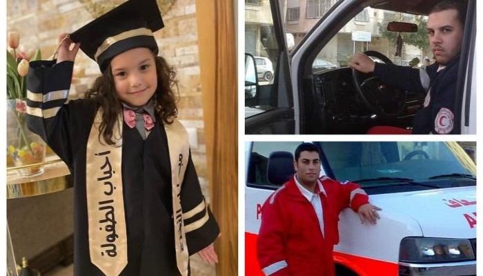 العثور على جثامين الطفلة هند وأقاربها وطاقم إسعاف الهلال الأحمر