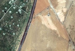 نظام الانقلاب يبني جدارا غامضا على الحدود مع غزة