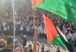 مسيرة حاشدة في الداخل الفلسطيني المحتل تندد بالعدوان الصهيوني على غزة