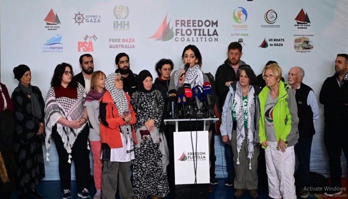 أسطول الحرية في إسطنبول يستعد للانطلاق إلى قطاع غزة