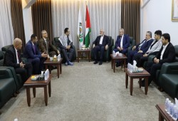 هنية يستقبل وفودًا جزائرية وتركية