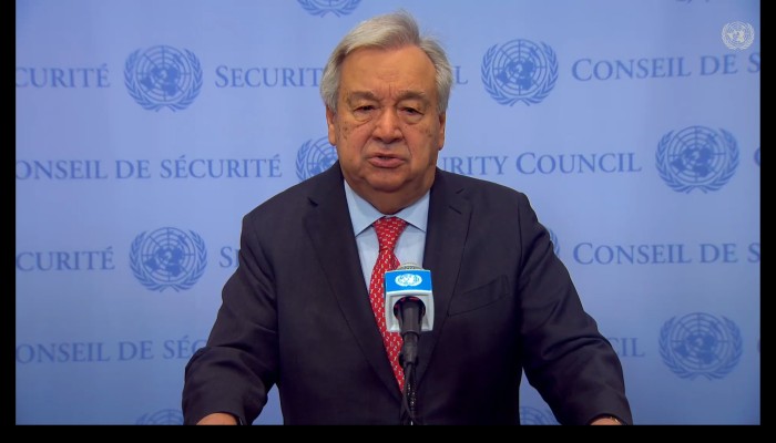 جوتيريش يطالب الاحتلال بإعادة فتح معبري رفح وكرم أبو سالم