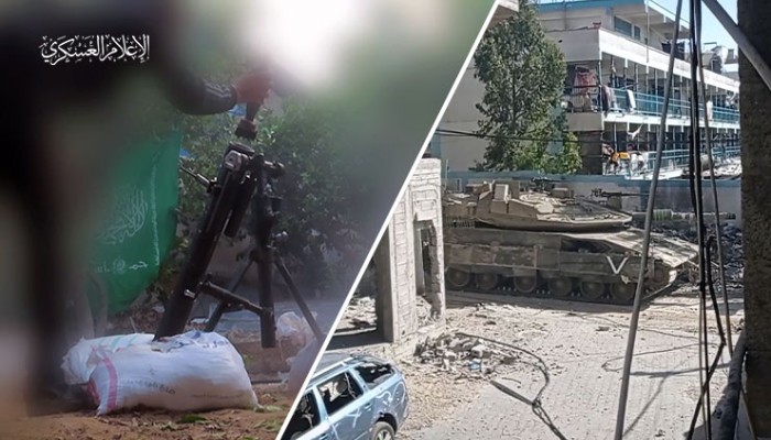 القسام تجهز على جنود صهاينة من مسافة صفر وتفجّر دبابات الاحتلال