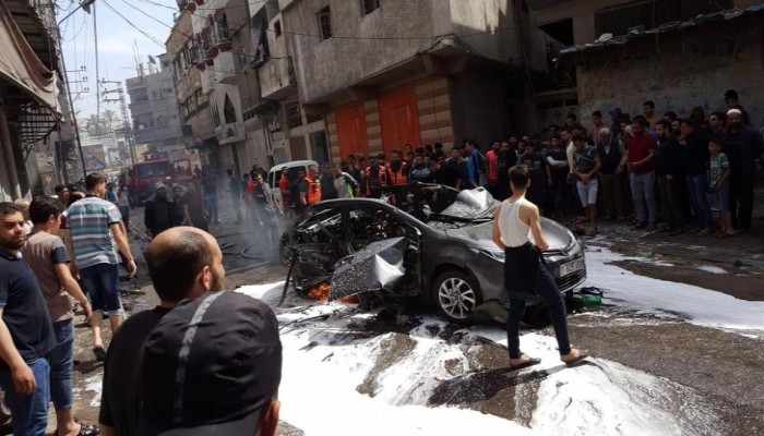 استشهاد اللواء ضياء الدين الشرفا في عملية اغتيال صهيونية بغزة