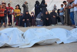 129 شهيدًا و416 مصابًا بخانيونس خلال 48 ساعة