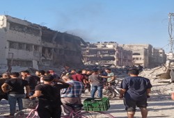 17 شهيدًا وعشرات الجرحى بمجزرة صهيونية استهدفت نازحين في غزة