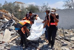 الاحتلال يرتكب 5 مجازر راح ضحيتها 69 شهيداً بغزة