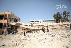 12 شهيدا في قصف صهيوني لمدرسة تؤوي نازحين