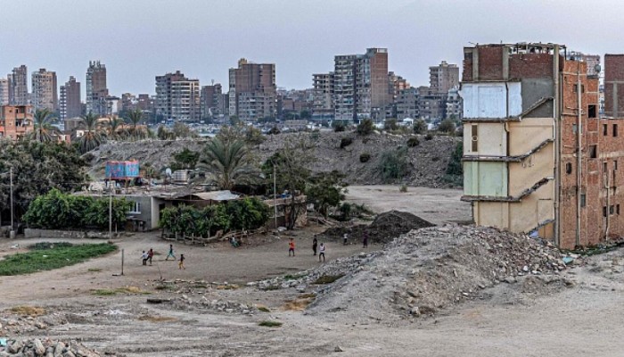 مظاهرة لأهالي جزيرة الوراق ضد اعتداءات قوات الشرطة