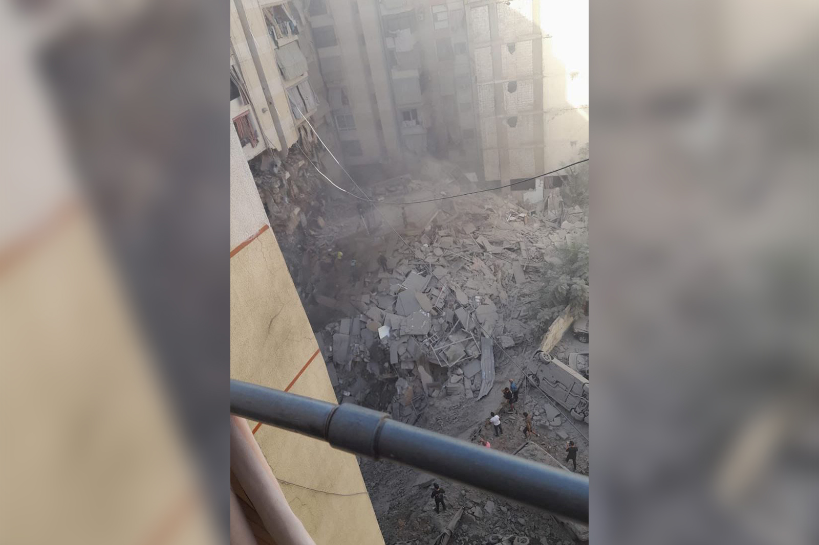 طائرات الاحتلال الصهيوني تقصف بيروت