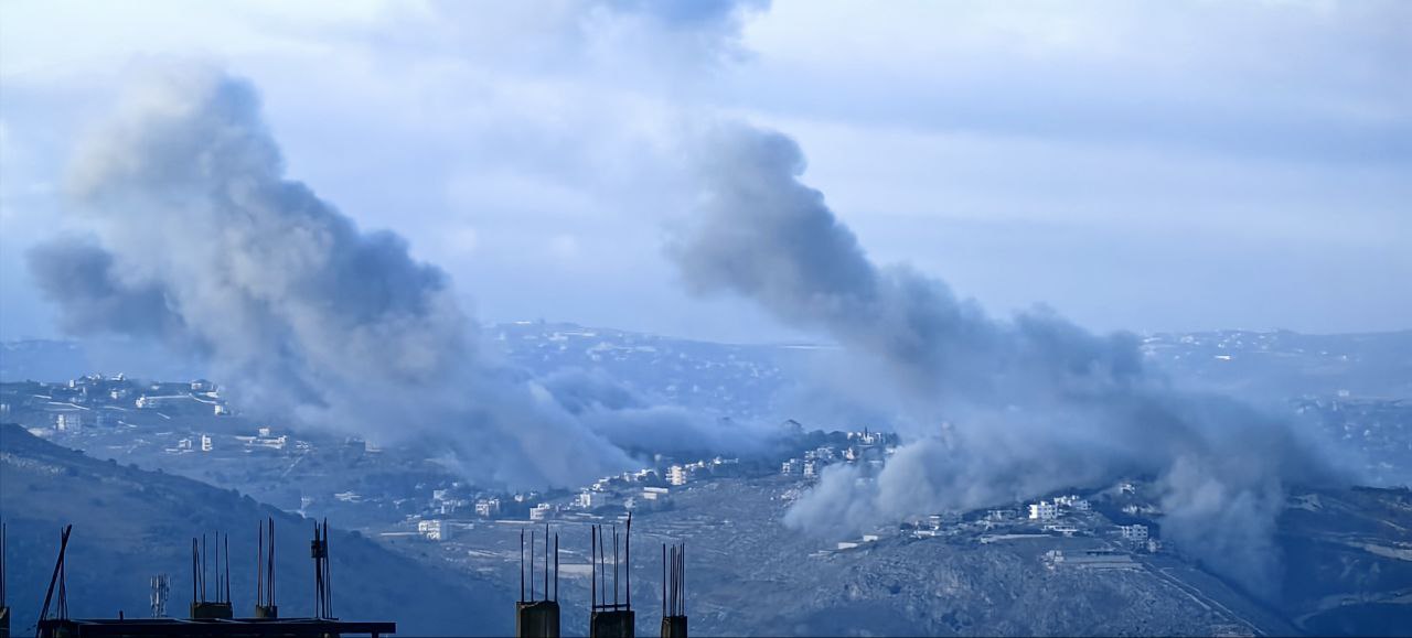 طيران العدو الصهيوني يشن غارات مكثفة على جنوب لبنان