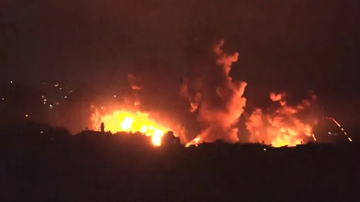 العدوان الصهيوني على لبنان.. قصف عنيف على ضاحية بيروت