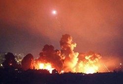 الاحتلال الصهيوني يواصل الغارات العنيفة على الضاحية الجنوبية لبيروت