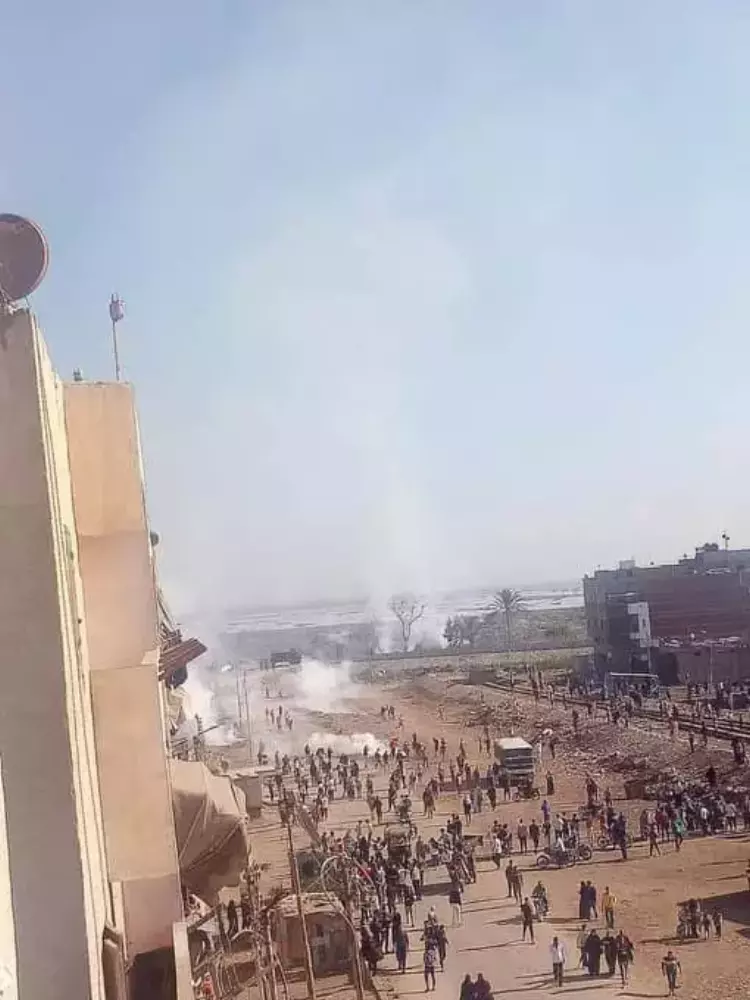 داخلية الانقلاب تقمع احتجاجات أهالي المطرية بالدقهلية