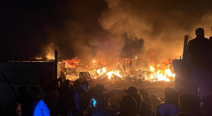 عشرات الشهداء في قصف الاحتلال لخيام النازحين شمال غزة