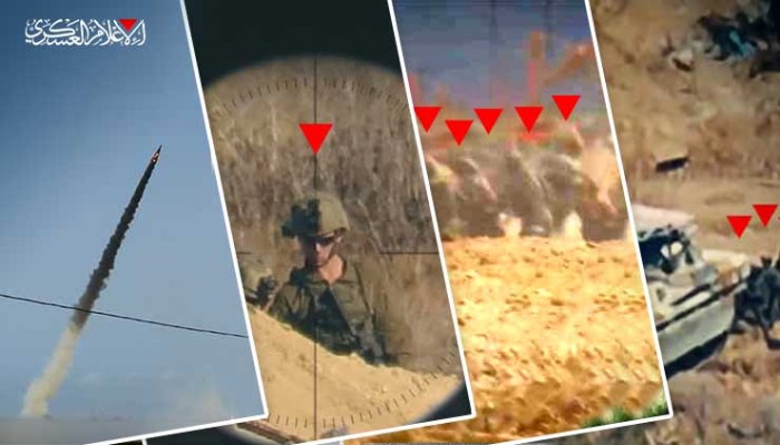 القسام تجهز على خمسة جنود صهاينة