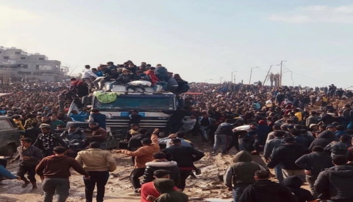 شهيدان من عناصر تأمين المساعدات خلال التصدي للصوص في النصيرات