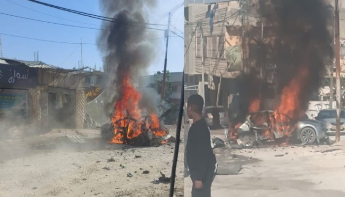 4 شهداء في قصف صهيوني استهدف مركبة بمخيم طولكرم