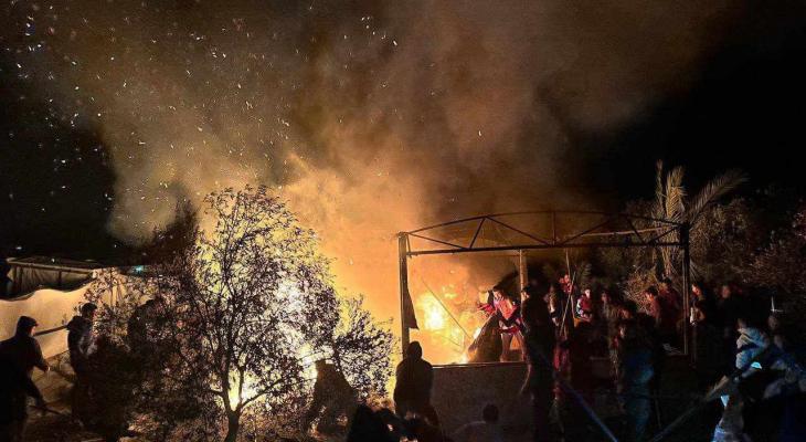 7 شهداء وجرحى باستهداف خيام النازحين بمواصي خانيونس