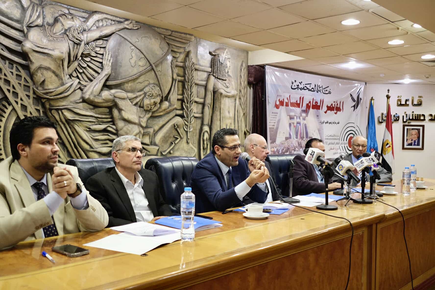 نقابة الصحفيين:24 زميلا معتقلون وسط غياب حرية التعبير