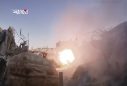 القسام تستهدف دبابة وقوة إنقاذ صهيونية في جباليا