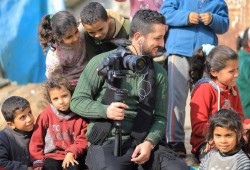 استشهاد المصور الصحفي حسن القيشاوي غرب غزة