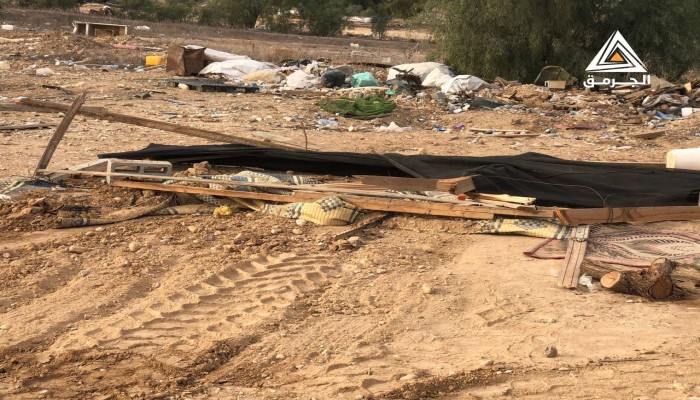 قوات الاحتلال تهدم قرية العراقيب مسلوبة الاعتراف للمرة 234