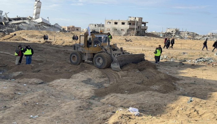 بلدية رفح تبدأ تجهيز أراضٍ لإنشاء مخيمات للإيواء المؤقت