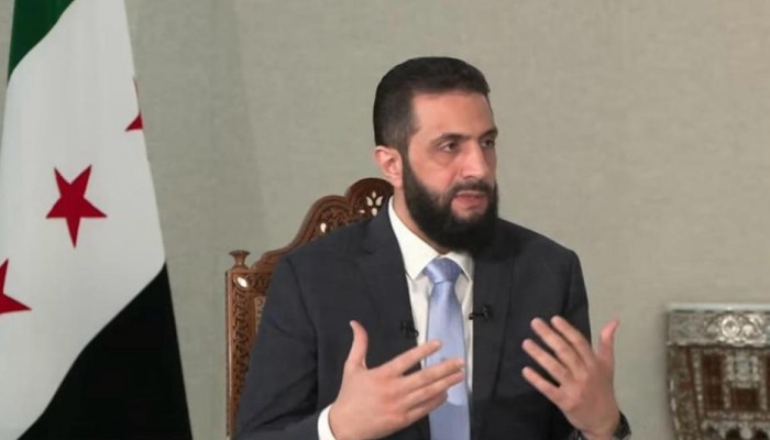 الشرع: الانتخابات الرئاسية ما بين 4 و5 سنوات و"قسد" مع حصر السلاح بيد الدولة