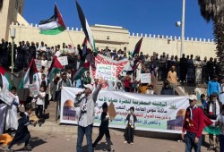 100مظاهرة في المغرب رفضًا لمخطط تهجير الفلسطينيين من غزة