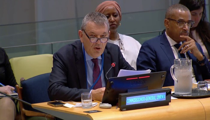 لازاريني: المساعدات والخدمات الأساسية لغزة غير قابلة للتفاوض