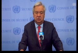 جوتيريش: من حق الشعب الفلسطيني أن يحكم نفسه ويعيش حرًا في أرضه