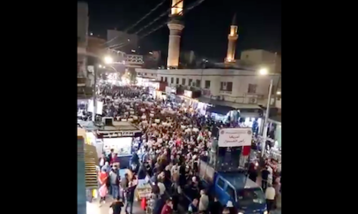 مظاهرة حاشدة وسط عمان تندد بعودة الحرب الصهيونية على غزة