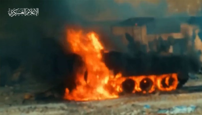 القسام تفجر نفقا بقوة صهيونية وتستهدف 5 آليات عسكرية للاحتلال جنوب خانيونس