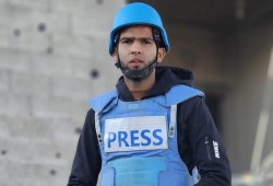 استشهاد الصحفي نور الدين عبده بقصف صهيوني على غزة