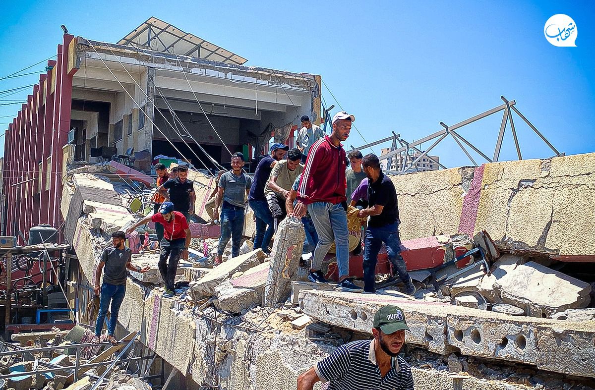 16 شهيدا  بقصف للاحتلال استهدف مدرسة تؤوي نازحين في جباليا