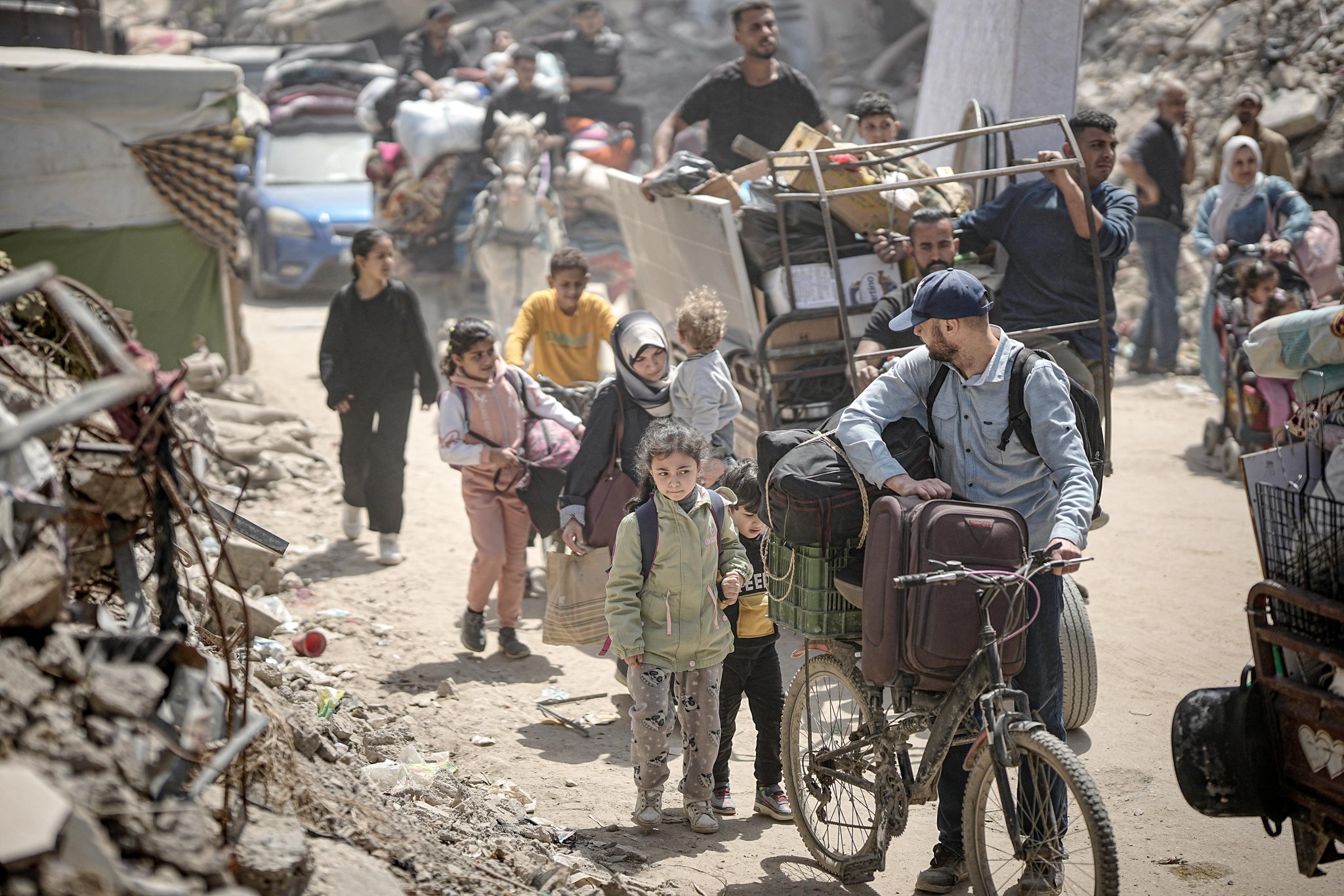 الاحتلال أجبر 90% من سكان غزة على النزوح