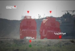 كتائب القسام تستهدف عربتين عسكريتين للاحتلال في جباليا