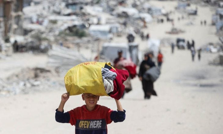 172 ألف شخص نزحوا في غزة خلال 7 أيام