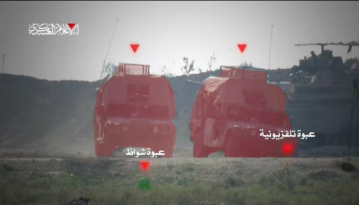 القسام تستهدف آليات عسكرية وجنوداً للاحتلال في بيت لاهيا