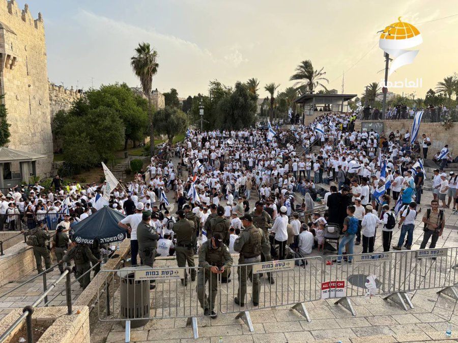 هتافات عنصرية وتحريضية في القدس المحتلة بقيادة بن غفير وسموتريتش