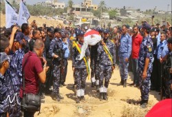 استشهاد ضابط وعنصر باستهداف صهيوني في مخيم النصيرات بغزة