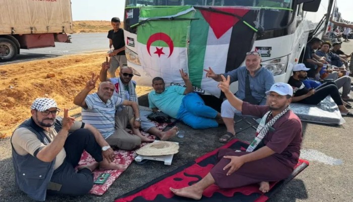 ميليشيا حفتر توقف مرور قافلة الصمود من شرق ليبيا لكسر حصار غزة