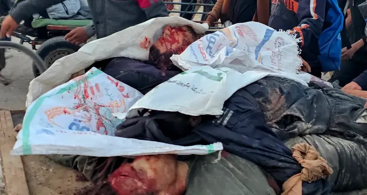 450 شهيدا قتلتهم مصائد الموت الصهيوأمريكية في غزة